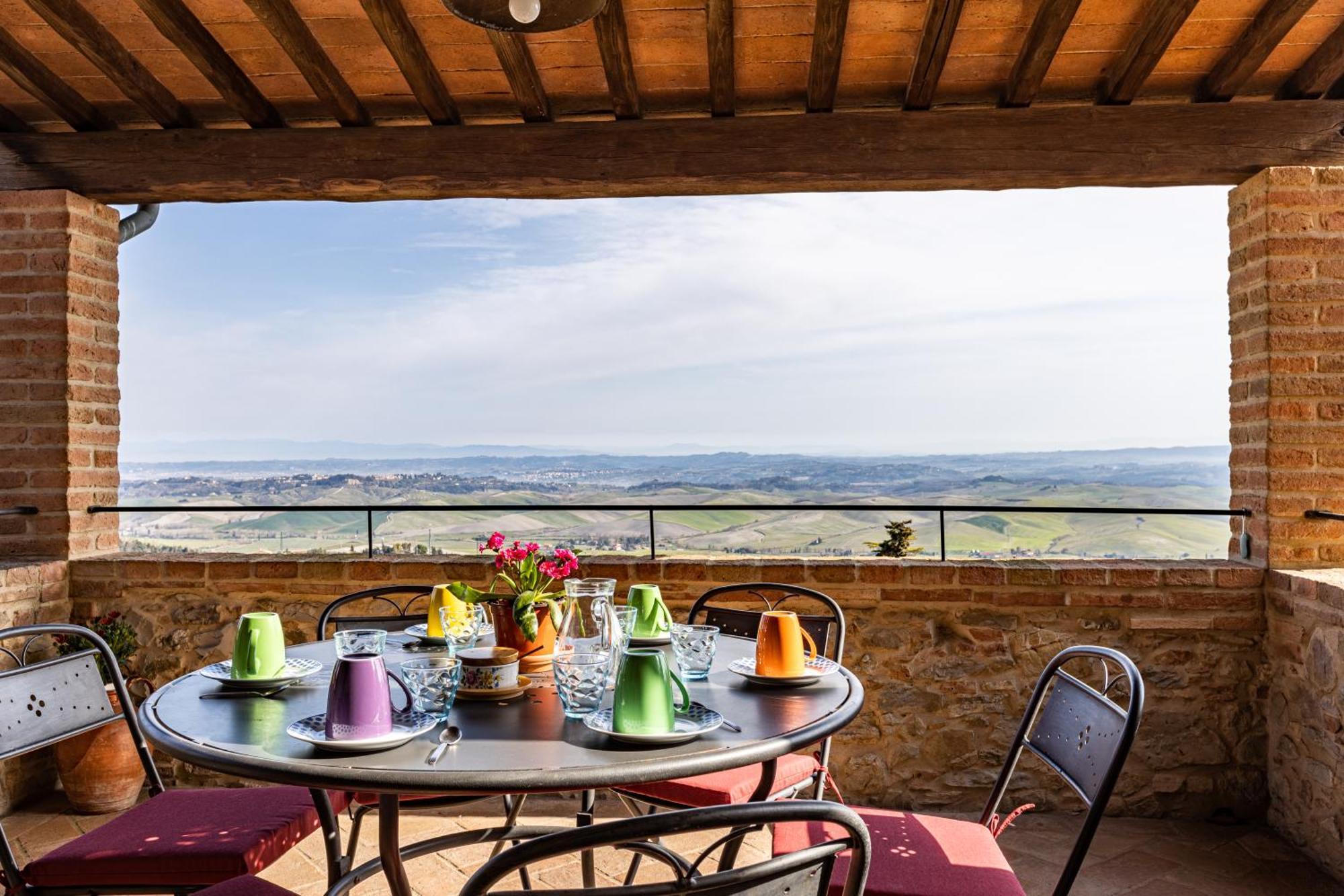 Villa La Terrazza à Chianni Extérieur photo